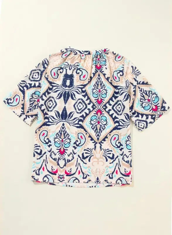 Modern Muse Notched Blouse-3